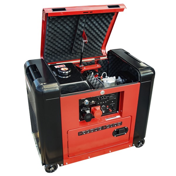 Генератор дизельный Vitals Master EST 7.0dsat dual power + ATS