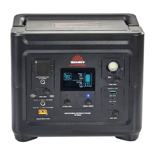 Портативна акумуляторна станція Vitals Professional PS 500qc
