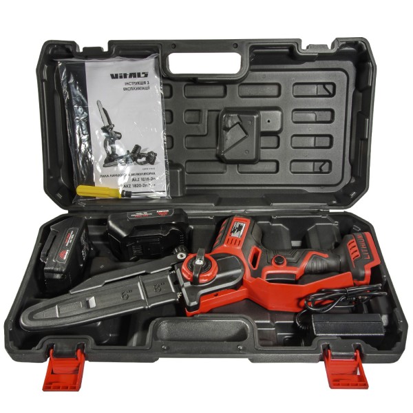 Пила ланцюгова акумуляторна Vitals AKZ 1820-2n Kit+